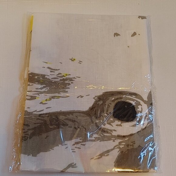 BRIGHT COCKATOO Tea Towel 100% Linen SEALED - Picture 4 of 4